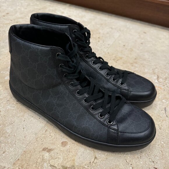 Gucci Black Matte Shoes - Mens Size 10.5 - Picture 1 of 4